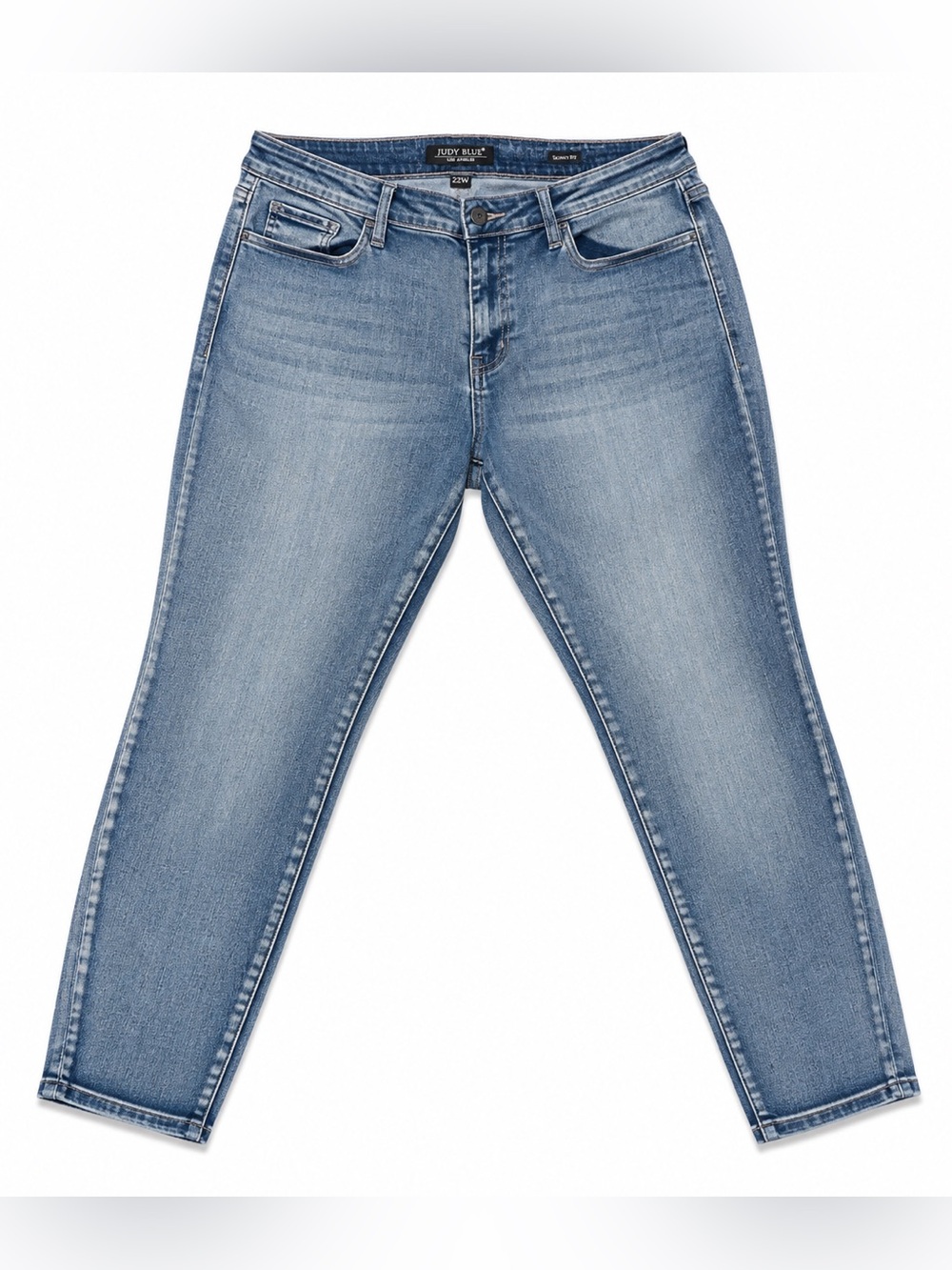 Judy Blue Skinny Fit Jeans Women’s Plus Size 22W Medium Wash Stretch Denim